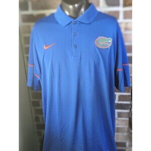 Florida Gators NIKE Dri-Fit Football Shirt XXL Golf Polo  Mens UF College Polo